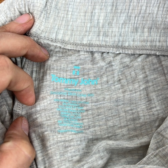 Tommy John second skin luxe rib set jogger and tank top size M oatmeal/grey - Picture 4 of 8